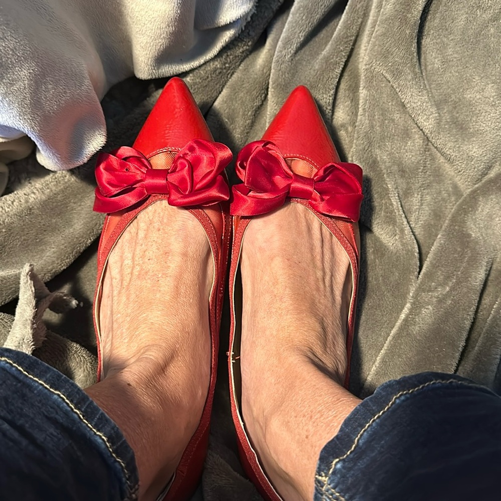 Beautiful Red Flats